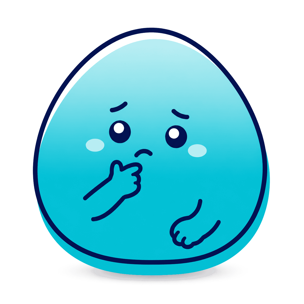 BRAVE the Beyond the Label mascot, thinking and listening